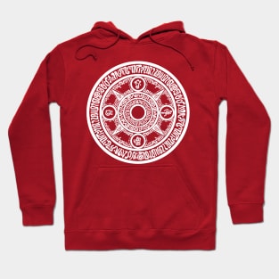 Red Horizon - Nehtali's Spell Circle - White Hoodie